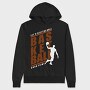 Orange Stripe Basketball, Hanorac Oversize Barbati (Unisex)