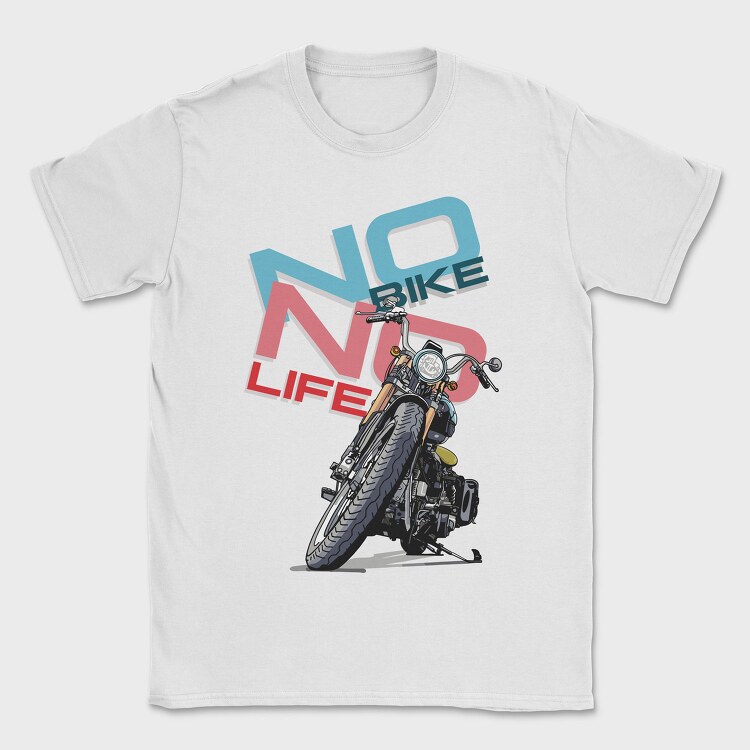 No Bike Life, Tricou Barbati (Unisex)