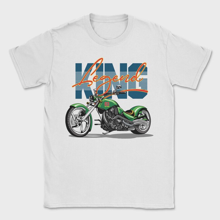 Motorcycle Legend, Tricou Barbati (Unisex)
