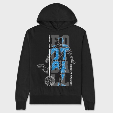 Midfield Anchor Football, Hanorac Oversize Barbati (Unisex)