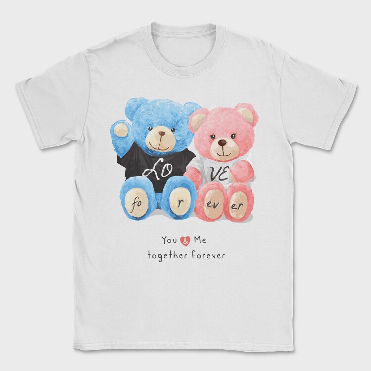Love Forever Bears, Tricou Barbati (Unisex)