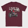 Live To Ride, Tricou Barbati (Unisex)