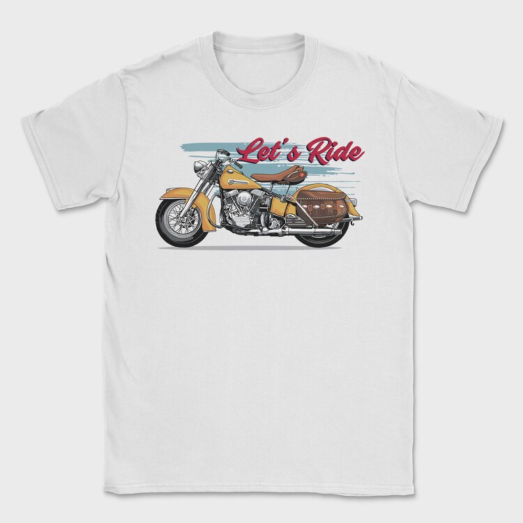 Lets Ride, Tricou Barbati (Unisex)