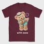 Hawaiian Bear Strumming, Tricou Barbati (Unisex)