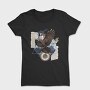 Eagle Bird Flying And Collage Darccollage, Tricou Femei