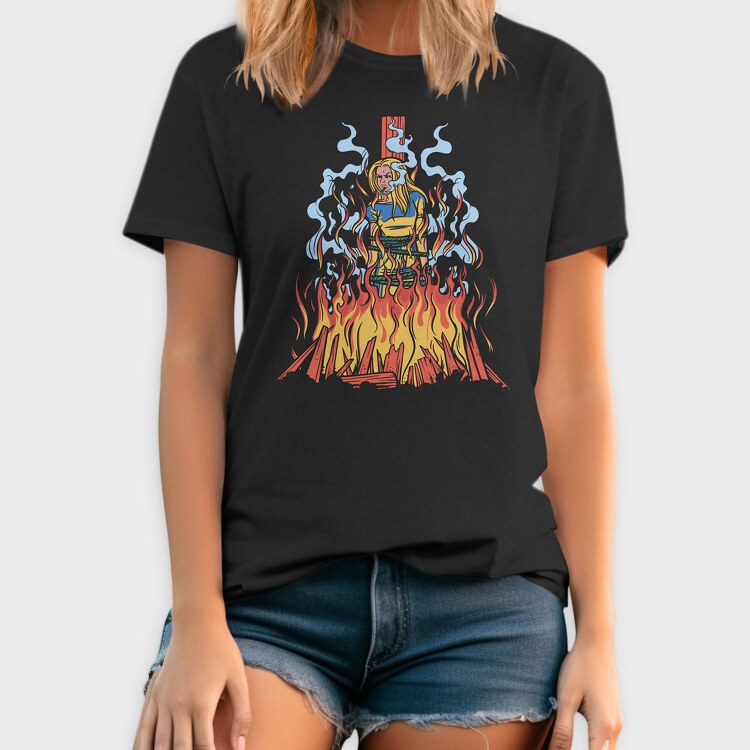 Fire Witch, Tricou Barbati (Unisex)