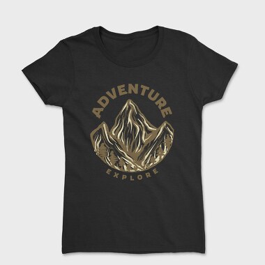 Adventure Explore Mountain, Tricou Femei