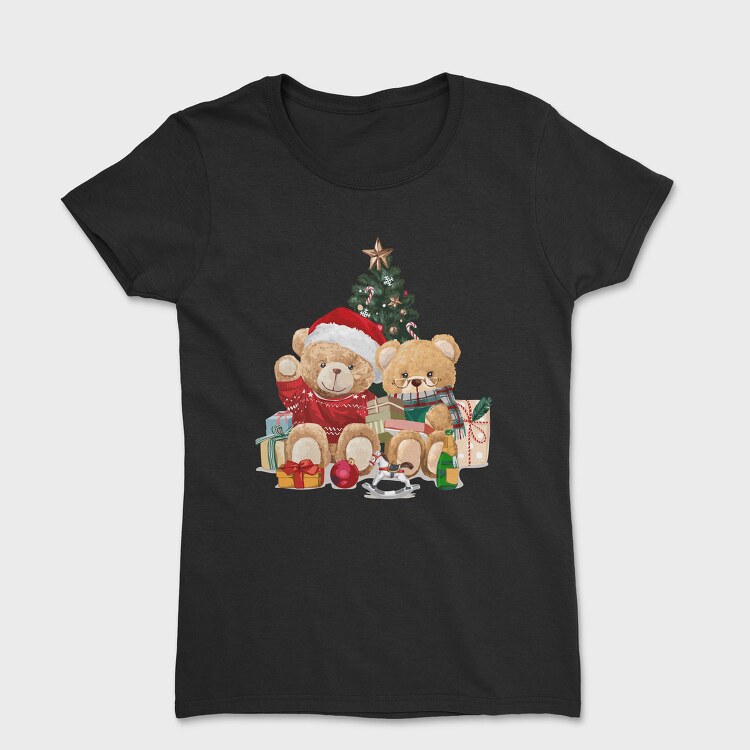 Christmas Teddy Bear, Tricou Femei