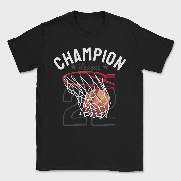 Basketball Champion League, Tricou Barbati (Unisex)