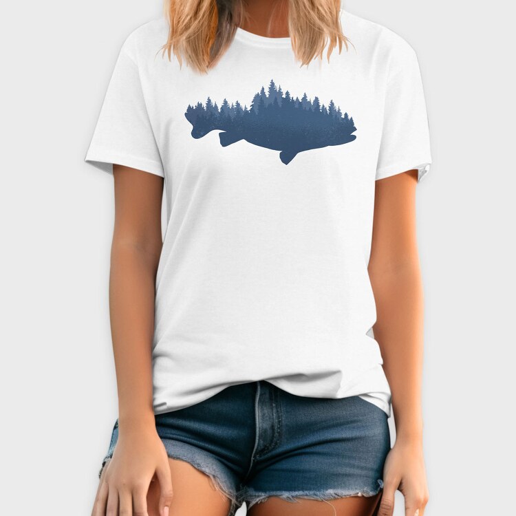 Fish Forest, Tricou Barbati (Unisex)