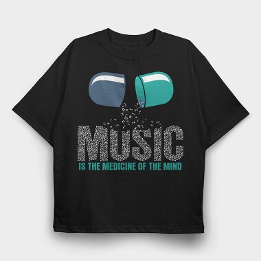 Bucket Of Mind Medicine, Tricou Oversize Barbati (Unisex)