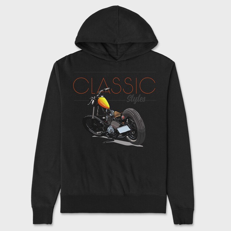 Classic Chopper Styles, Hanorac Oversize Barbati (Unisex)