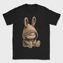 Bunny In Hood, Tricou Barbati (Unisex)