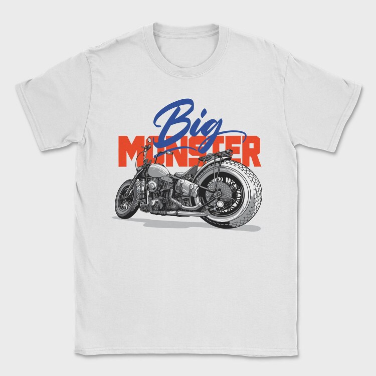 Big Monster Bike, Tricou Barbati (Unisex)