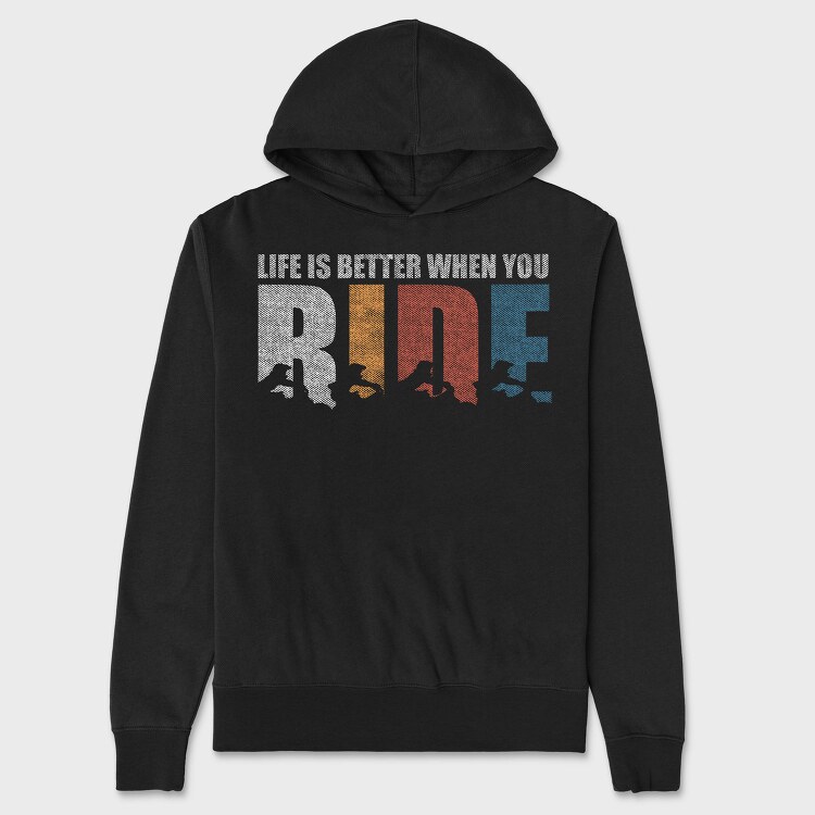 Betterride, Hanorac Oversize Barbati (Unisex)