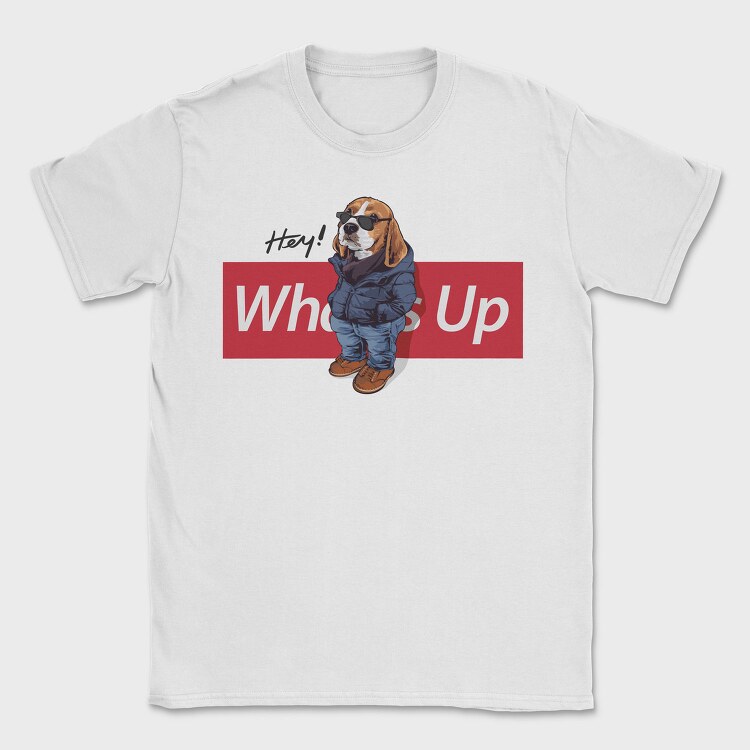 Beagle Hey Whos Up, Tricou Barbati (Unisex)