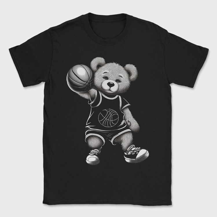 Basketball Bear, Tricou Barbati (Unisex)