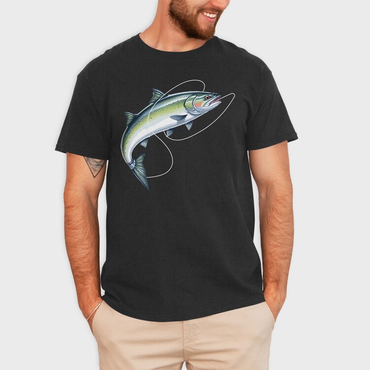 Fish Illustration 2, Tricou Barbati (Unisex)