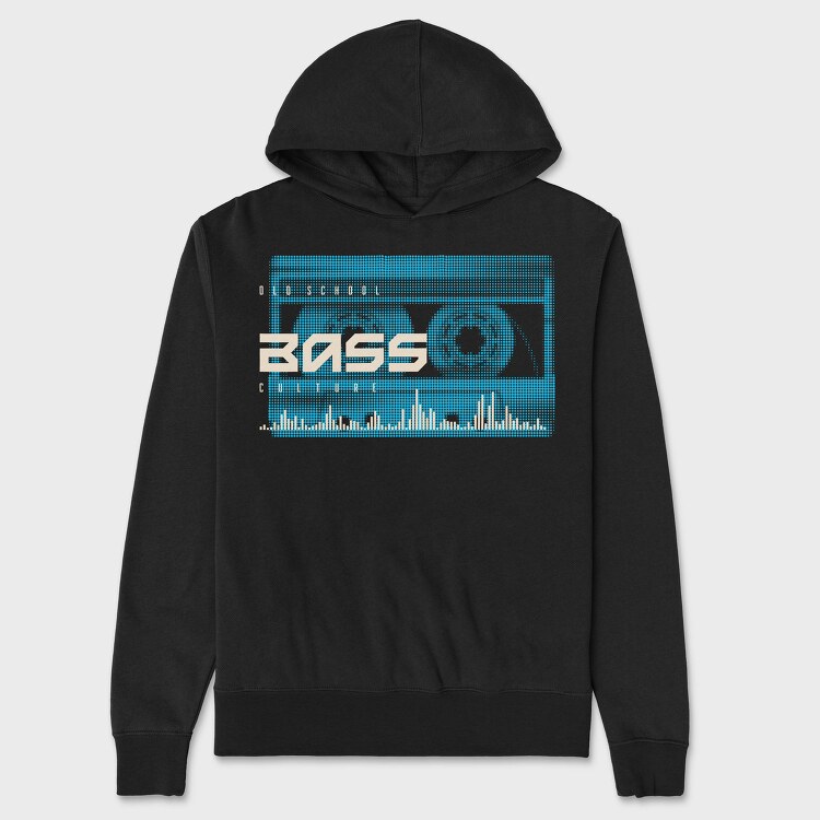Bass Boom Beats, Hanorac Oversize Barbati (Unisex)