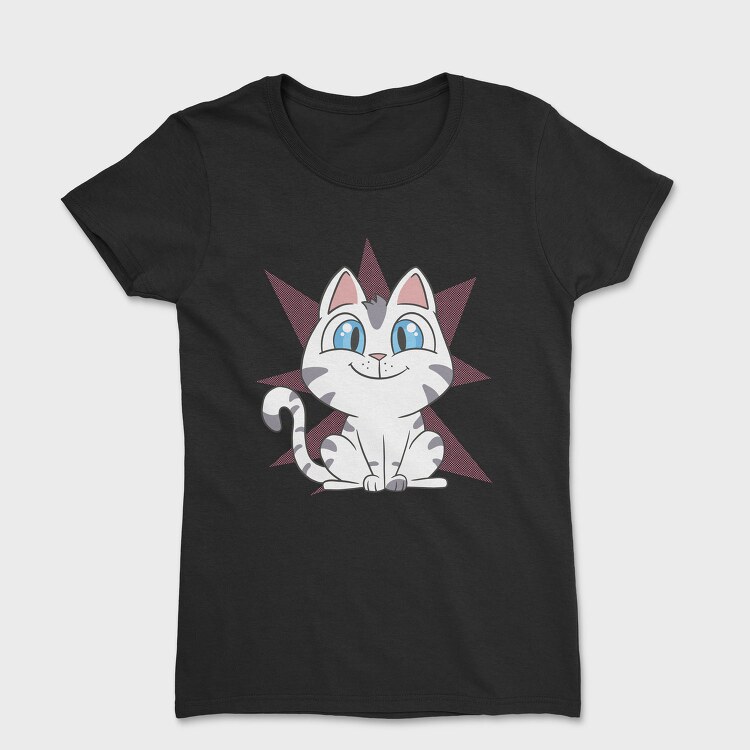 Cartoon Kitten, Tricou Femei
