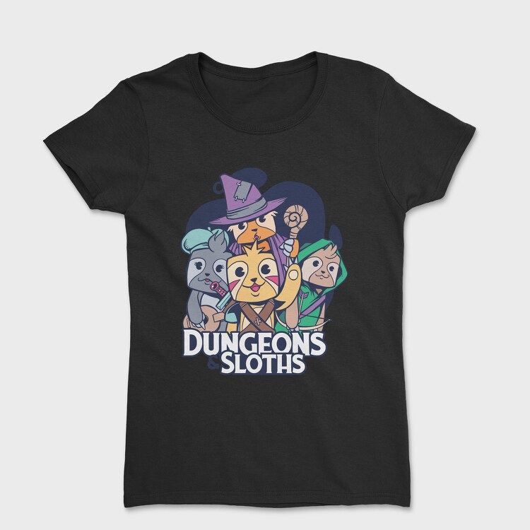 Dungeons Sloths, Tricou Femei