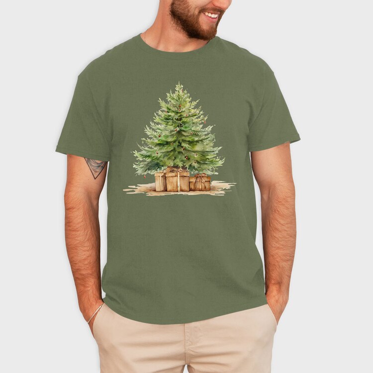 Christmas Tree Old, Tricou Barbati (Unisex)