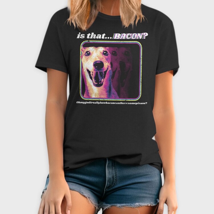 Bacon Dog, Tricou Barbati (Unisex)