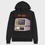 Vintage Tech Nostalgia, Hanorac Oversize Barbati (Unisex)