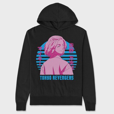 Tokyo Neon Dream, Hanorac Oversize Barbati (Unisex)
