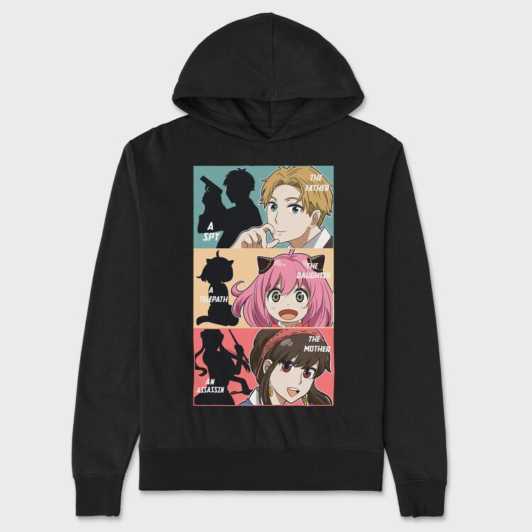 Spy Daughter Telepath Assassin, Hanorac Oversize Barbati (Unisex)