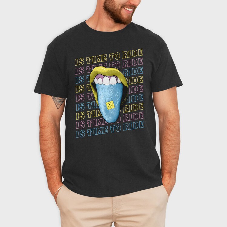 Is Time to Ride, Tricou Barbati (Unisex)