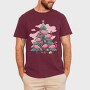 Flamingos Christmas Tree, Tricou Barbati (Unisex)
