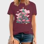 Flamingos Christmas Tree, Tricou Barbati (Unisex)