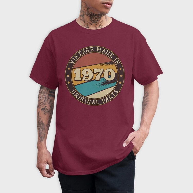 Vintage Made In, Tricou Barbati (Unisex)