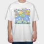 Good Vibes Mushroom, Tricou Oversize Barbati (Unisex)