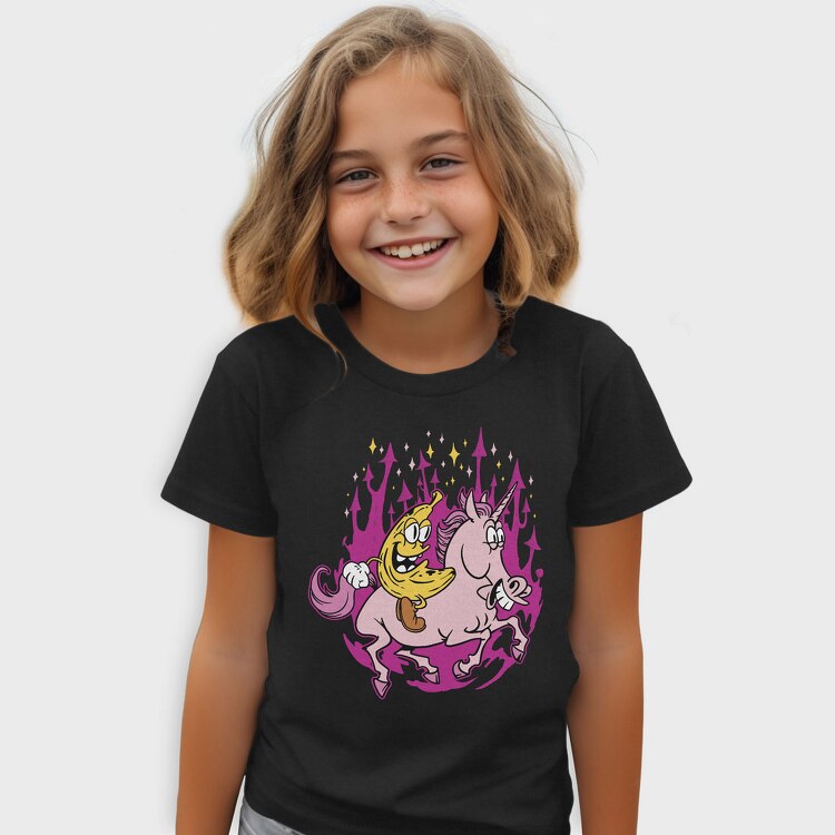 Banana Riding a Unicorn, Tricou Copii
