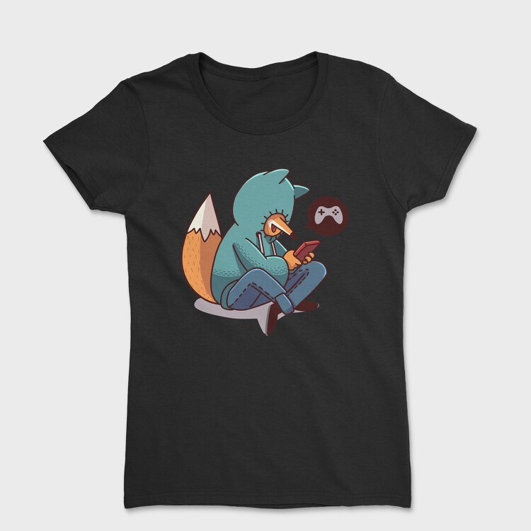 Fox Gamer Vibes, Tricou Femei