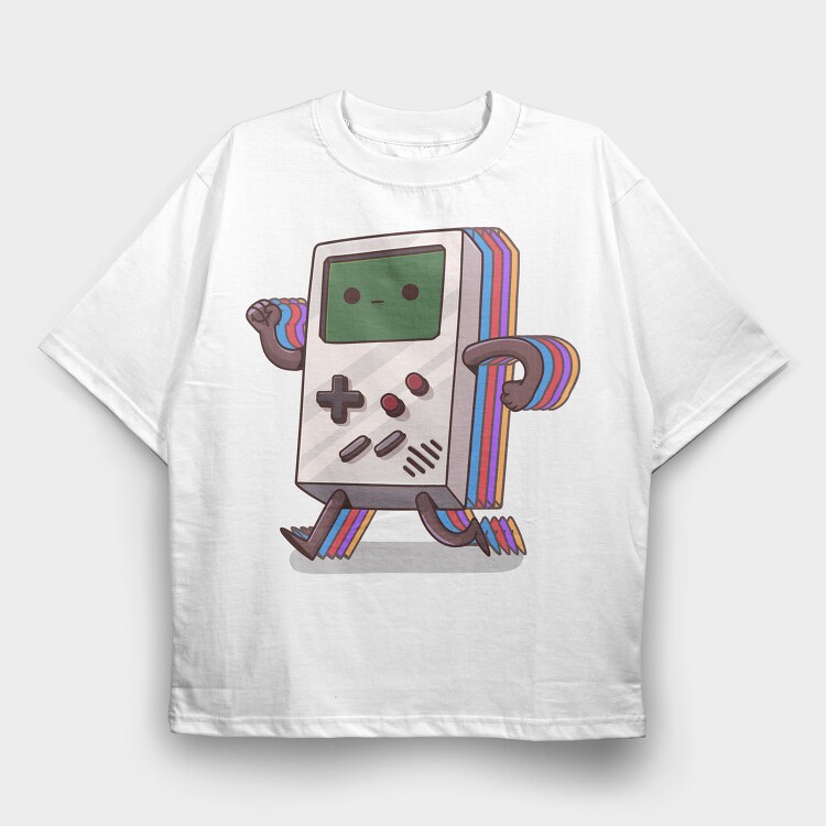 F54 Neon Pulse, Tricou Oversize Barbati (Unisex)