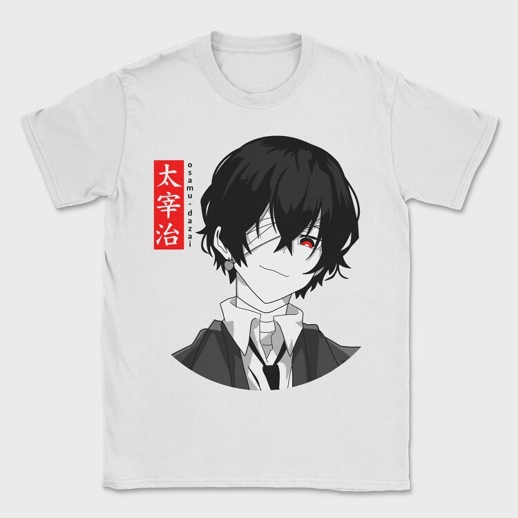 Dazai Noir Vibes, Tricou Barbati (Unisex)