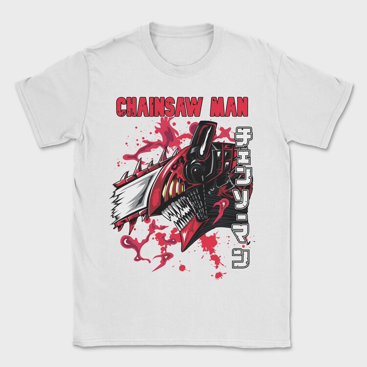 Chainsaw Man Edge Glow, Tricou Barbati (Unisex)