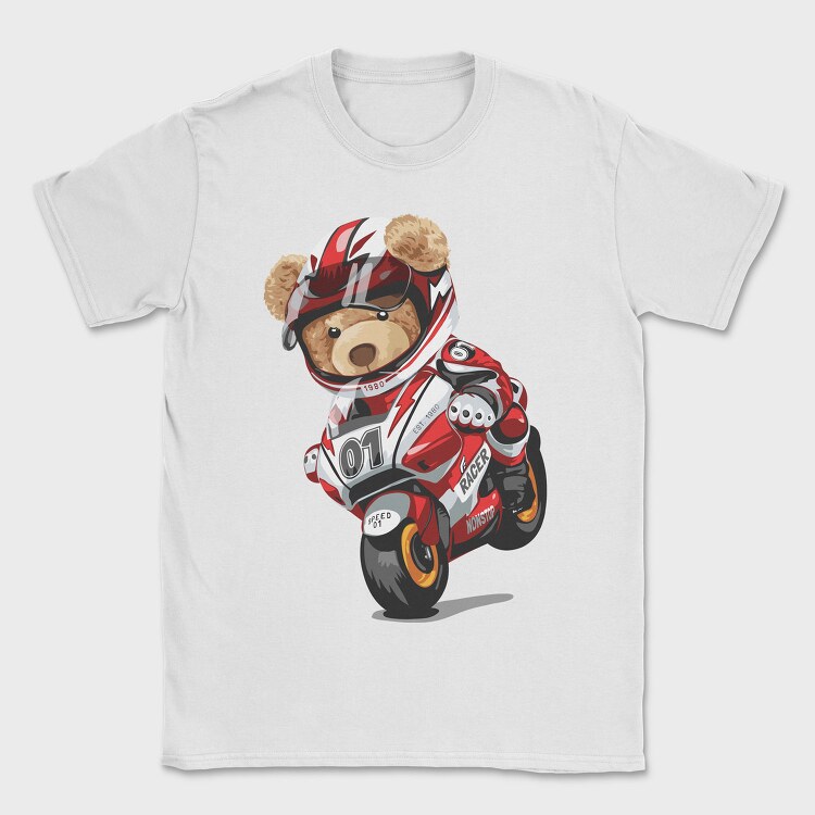 Teddy Racer Speed, Tricou Barbati (Unisex)