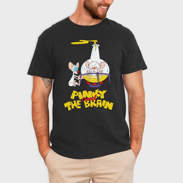 Pinky & the Brain 1, Tricou Barbati (Unisex)