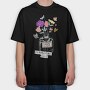 Summer Bouquet Vibes, Tricou Oversize Barbati (Unisex)