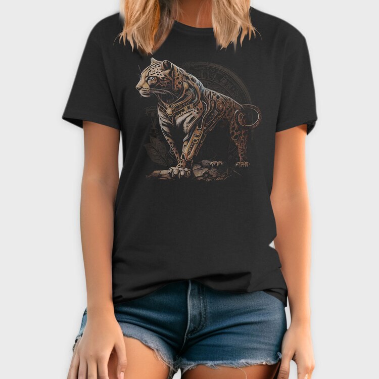 Jaguar Steampunk, Tricou Barbati (Unisex)