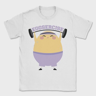 Egg Lifting Weights Eggsercise, Tricou Barbati (Unisex)