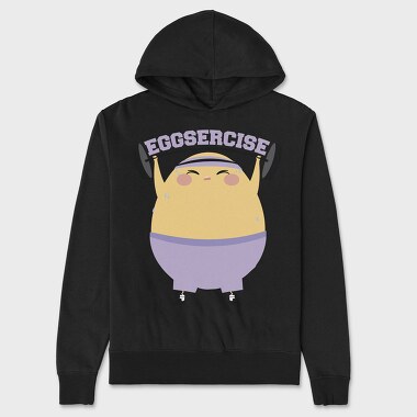 Egg Lifting Weights Eggsercise, Hanorac Oversize Barbati (Unisex)