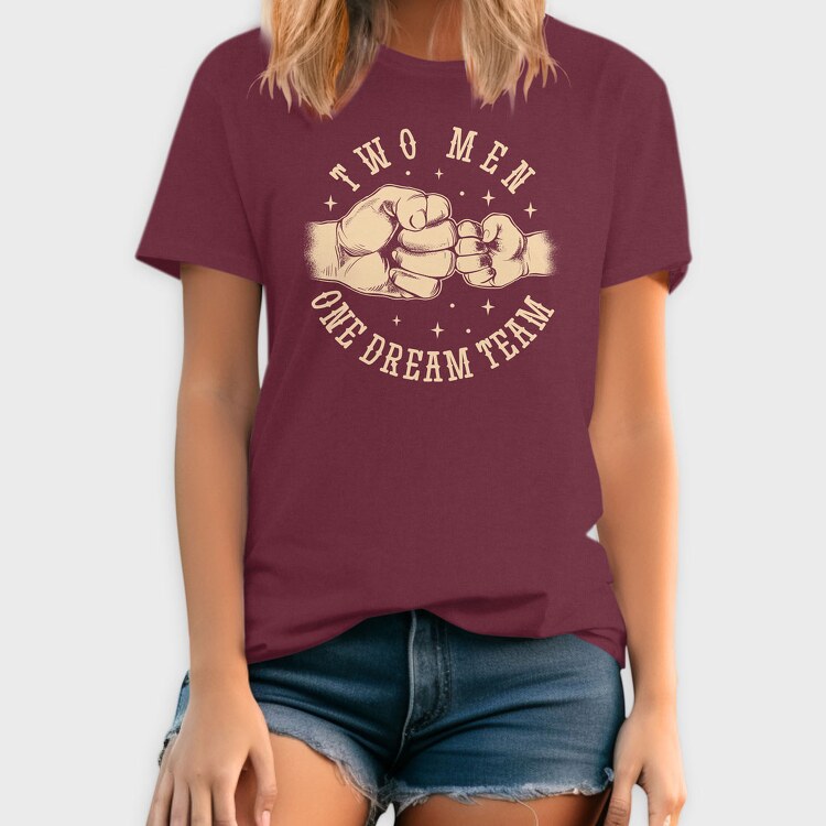 Two Men One Dream Team, Tricou Barbati (Unisex)