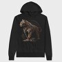 Jaguar Steampunk, Hanorac Oversize Barbati (Unisex)