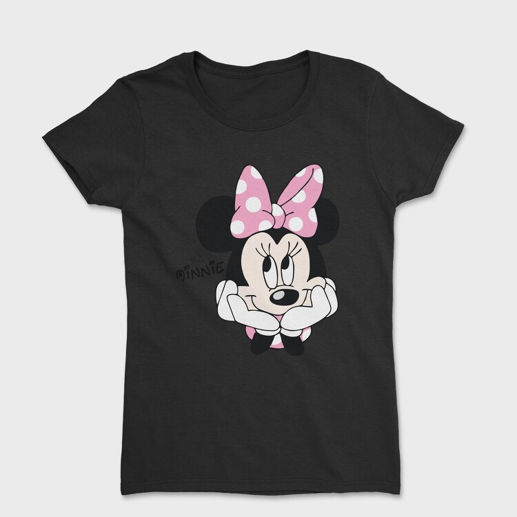 Minnie Mouse Bow Tie, Tricou Femei