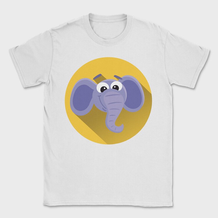 Elephant Icon Art, Tricou Barbati (Unisex)